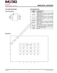 MX25L3255DXCI-10G Datasheet Page 8