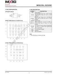 MX25L3255EXDI-10G Datasheet Page 7