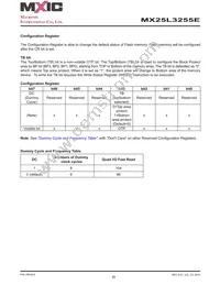 MX25L3255EXDI-10G Datasheet Page 23