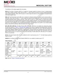 MX25L3273EM2I-10G Datasheet Page 21