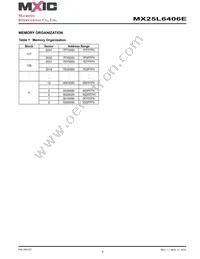 MX25L6406EMBI-12G Datasheet Page 9