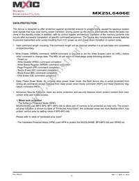 MX25L6406EMBI-12G Datasheet Page 11