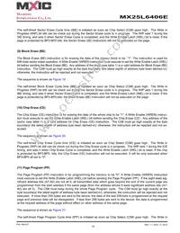 MX25L6406EMBI-12G Datasheet Page 19