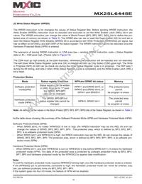 MX25L6445EZNI-10G Datasheet Page 18