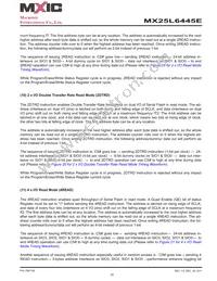 MX25L6445EZNI-10G Datasheet Page 20