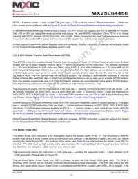 MX25L6445EZNI-10G Datasheet Page 21