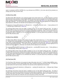 MX25L6445EZNI-10G Datasheet Page 22