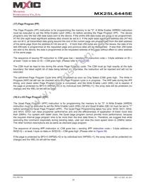 MX25L6445EZNI-10G Datasheet Page 23