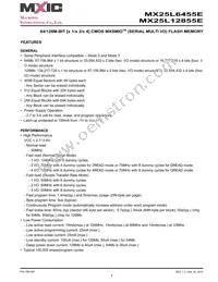 MX25L6455EMI-10G Datasheet Page 5