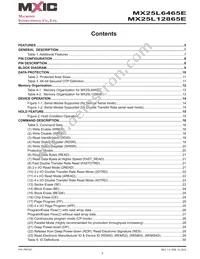 MX25L6465EMI-10G Datasheet Page 2