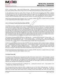 MX25L6465EMI-10G Datasheet Page 23