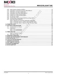 MX25L6473EBBI-10G Datasheet Page 3