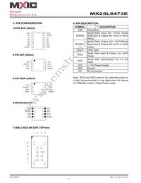 MX25L6473EBBI-10G Datasheet Page 7