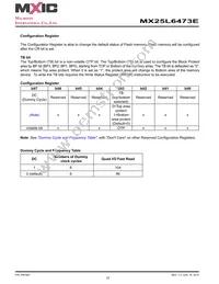 MX25L6473EBBI-10G Datasheet Page 22
