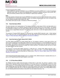 MX25U2033EZUI-12G Datasheet Page 23