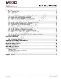 MX25V4006EZUI-13G Datasheet Page 3
