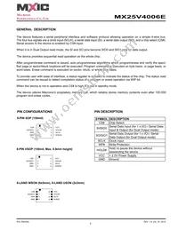 MX25V4006EZUI-13G Datasheet Page 5
