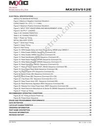 MX25V512EZUI-13G Datasheet Page 3