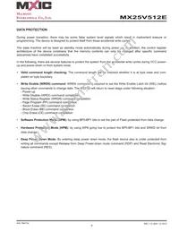 MX25V512EZUI-13G Datasheet Page 8