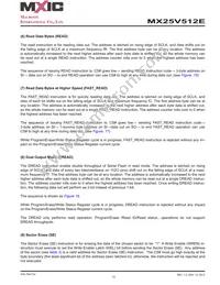 MX25V512EZUI-13G Datasheet Page 15