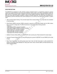 MX25V512ZUI-20G Datasheet Page 6