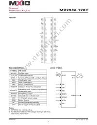 MX29GL128ELT2I-90G Datasheet Page 4