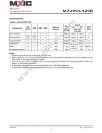 MX29GL128ELT2I-90G Datasheet Page 10