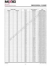 MX29GL128EUT2I-11G Datasheet Page 8