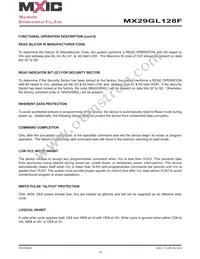 MX29GL128FLXGI-90G Datasheet Page 16