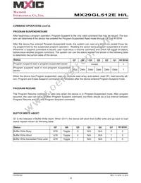 MX29GL512ELXFI-10Q Datasheet Page 19