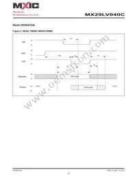 MX29LV040CQC-90G Datasheet Page 22