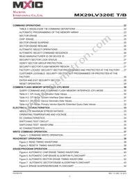 MX29LV320ETMI-70G Datasheet Page 3