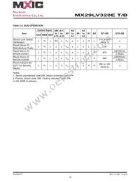 MX29LV320ETMI-70G Datasheet Page 16