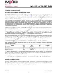 MX29LV320ETMI-70G Datasheet Page 23