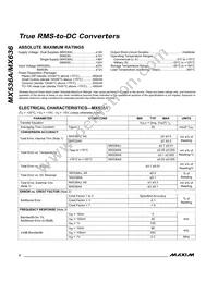 MX536AJCWE+ Datasheet Page 3