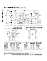 MX536AJCWE+ Datasheet Page 13