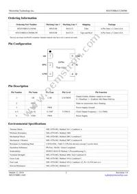 MX553BBA312M500-TR Datasheet Page 2