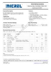 MX553BNR156M250 Datasheet Cover