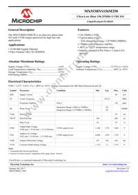 MX553BNS156M250 Datasheet Cover