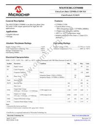 MX553EBG125M000 Datasheet Cover