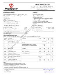 MX554BBD322M265 Datasheet Cover