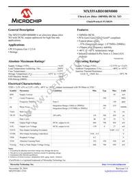 MX555ABD100M000 Datasheet Cover