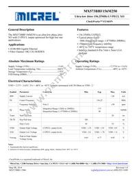 MX573BBF156M250-TR Datasheet Cover