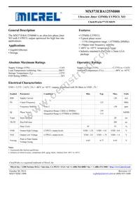 MX573EBA125M000 Datasheet Cover