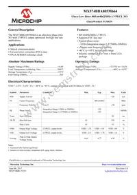 MX574BBA805M664-TR Datasheet Cover