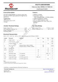 MX575ABH100M000-TR Datasheet Cover