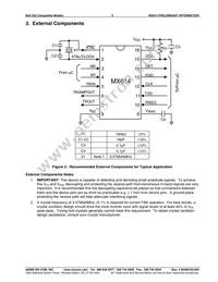 MX614DW-REEL Datasheet Page 5