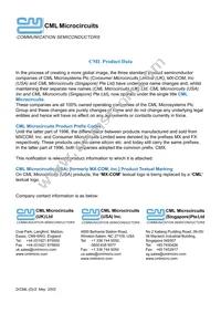 MX614DW-REEL Datasheet Page 19