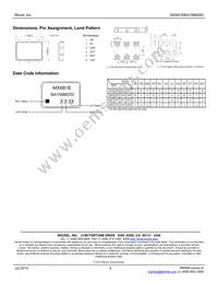 MX681EBA156M250-TR Datasheet Page 3