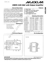 MX7224TD Datasheet Cover